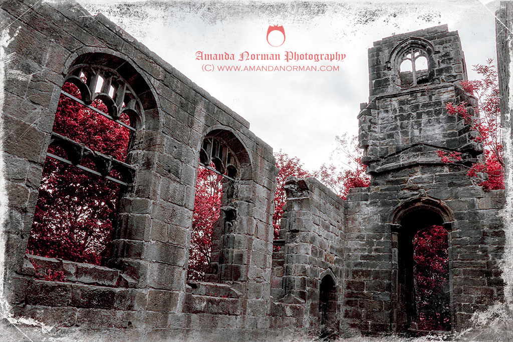 The ruins of Lydiate Abbey