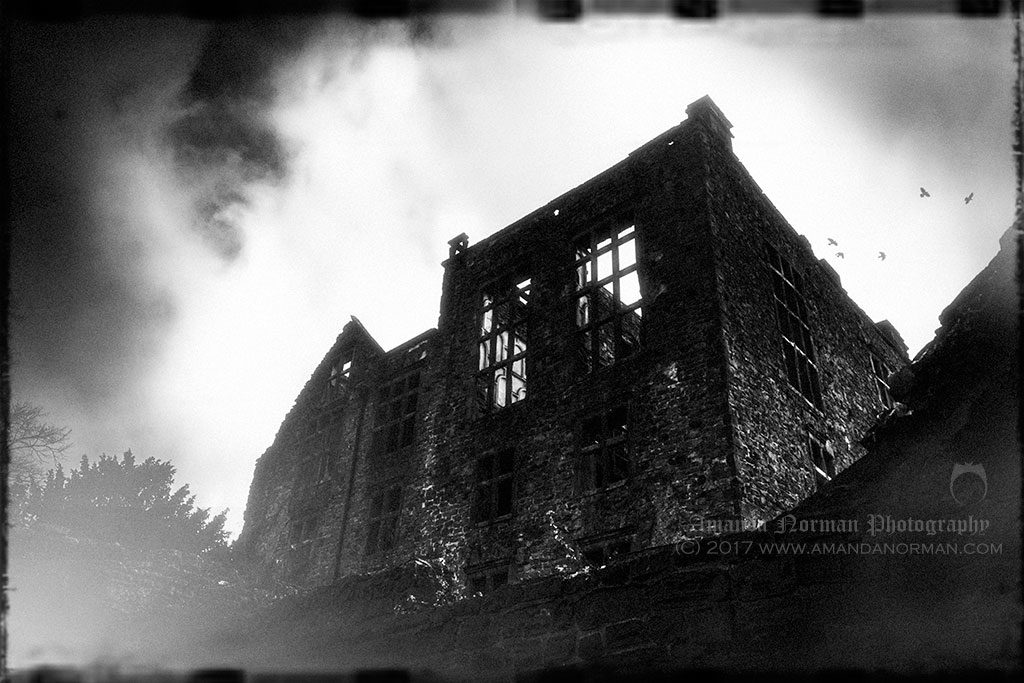 Ghostly Ruins of Hardwick Old Hall